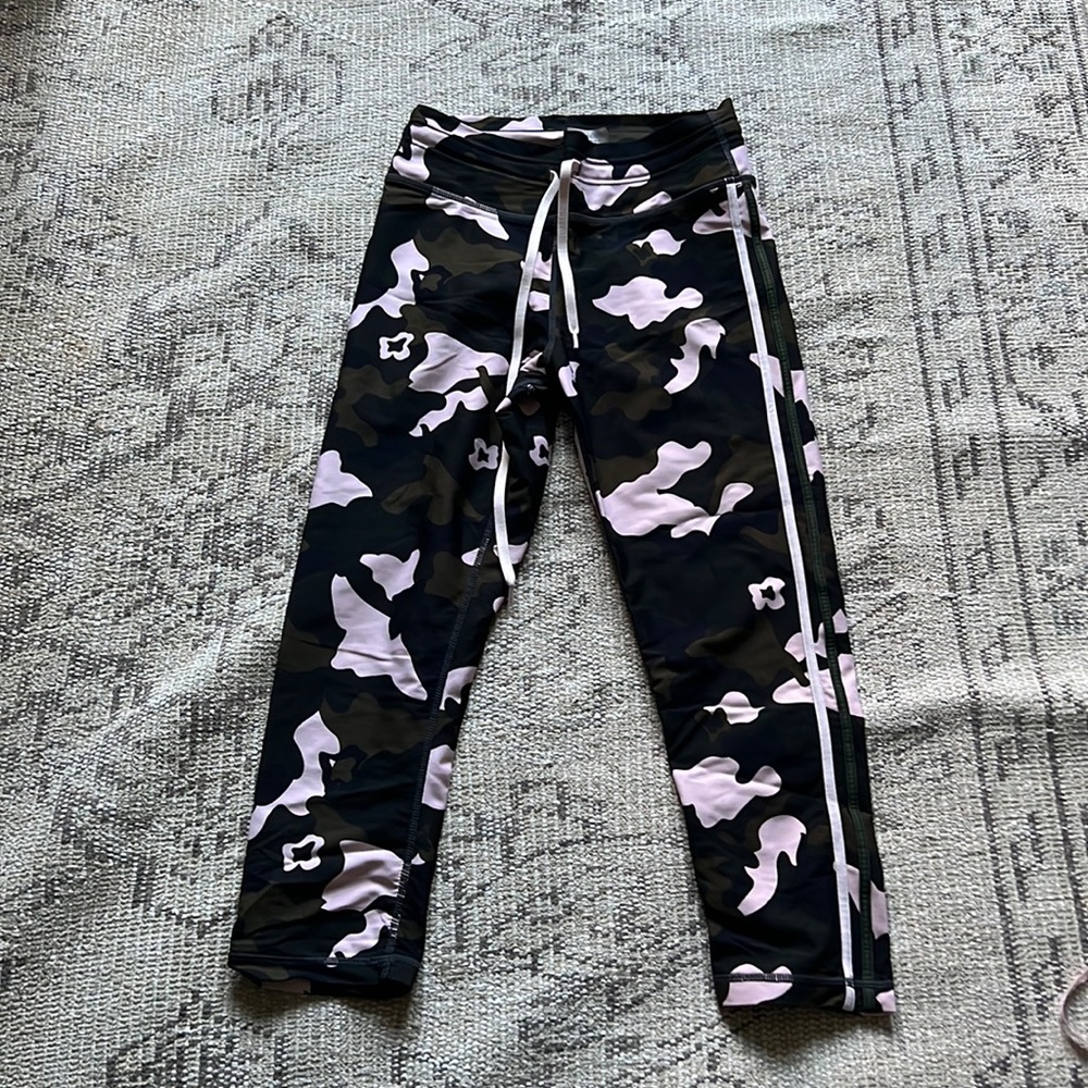 The Upside pink camo leggings